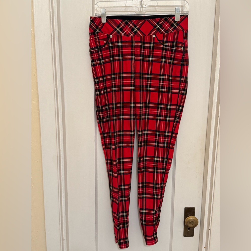 Plaid luxe slims